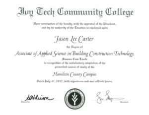 Associate of Applied Science in Building Construction Technology